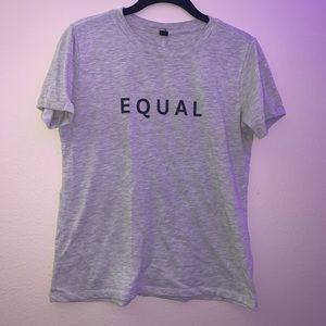 grey equal shirt